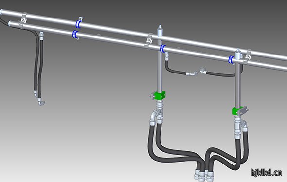 Liquid cooling system computer drawing